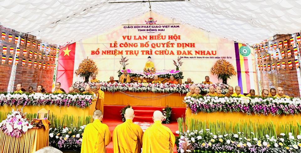 Đồng Nai: Ban Trị Sự GHPGVN Tỉnh Công Bố Quyết Định Bổ Nhiệm Trụ Trì Chùa Đak Nhau