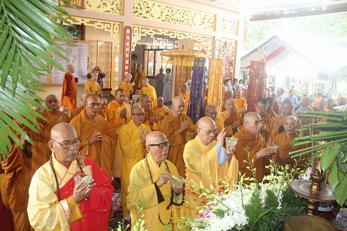 Lễ Nhập Kim Quan Và Thành Phục Thọ Tang Trưởng Lão Hòa Thượng Thượng Thiện Hạ Thành Trụ Trì Chùa Long Phước Thọ