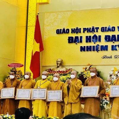Chư Tôn Đức Liên Tông Tịnh Độ Non Bồng được bầu vào Ban Trị sự GHPGVN tỉnh Bình Dương NK. X (2022 – 2027)